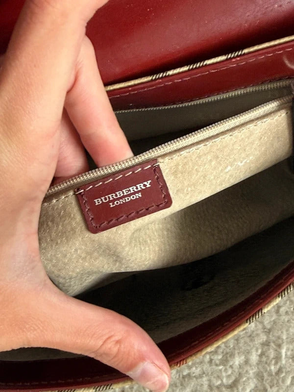 burberry nova check shoulder bag