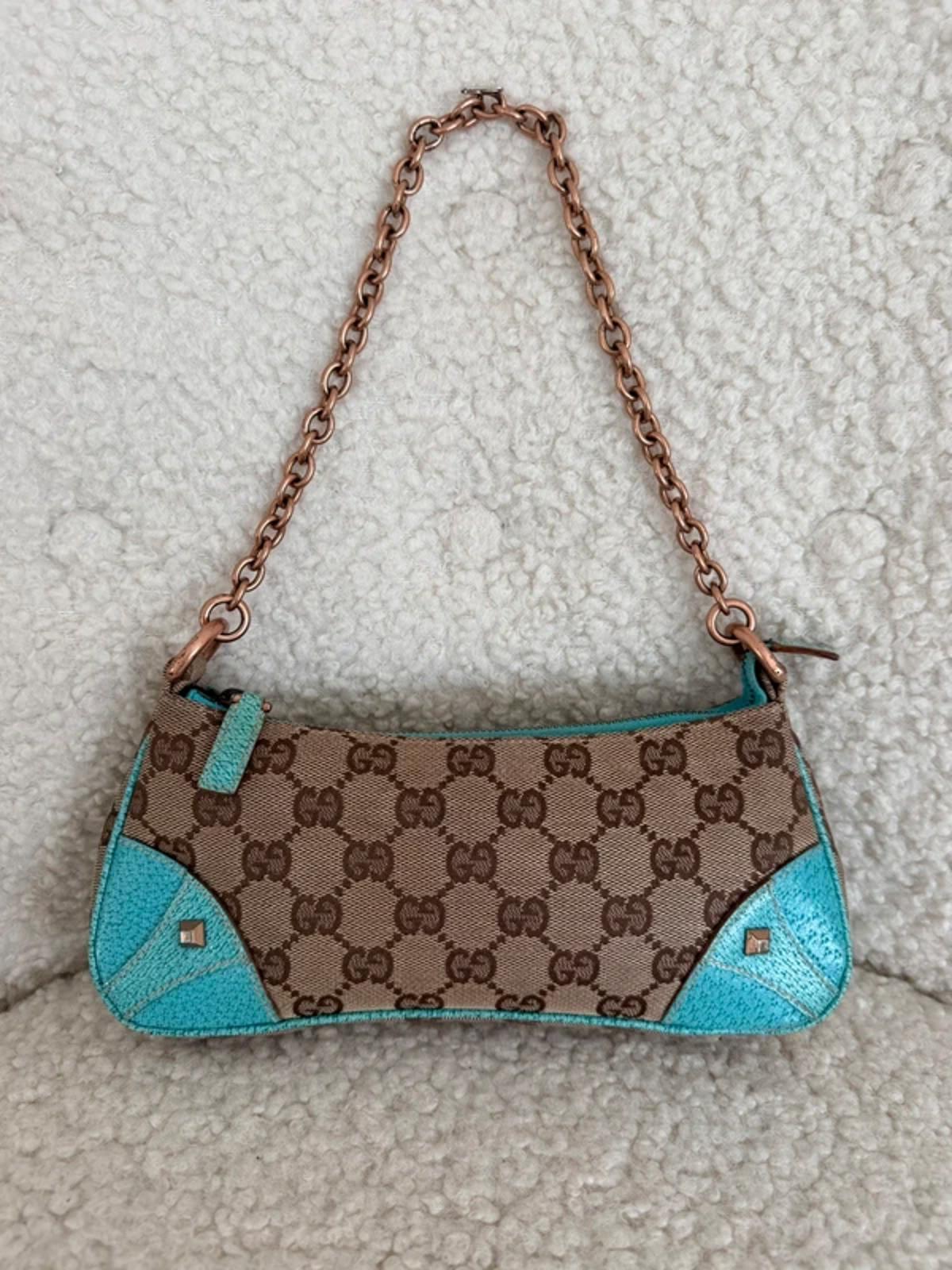 Gucci GG Monogram Nailhead Pochette