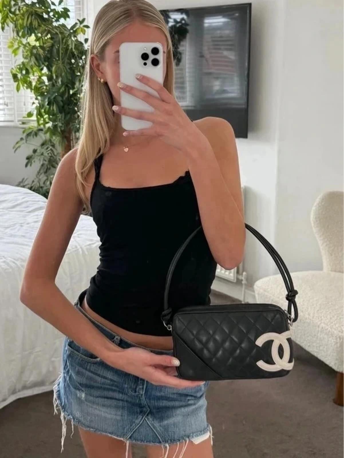 Chanel Cambon Ligne Pochette bag