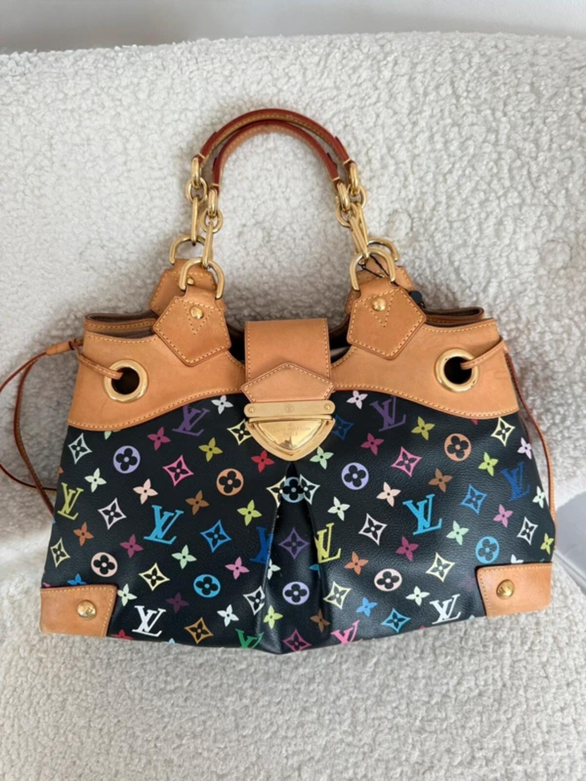 Louis Vuitton Monogram Multicolor Ursula Bag Black