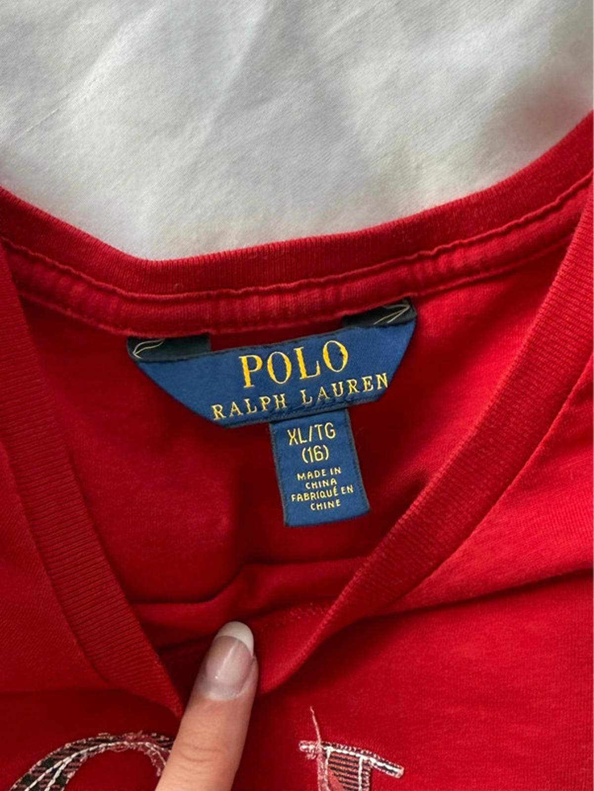 Ralph Lauren Polo Red Long Sleeve Top