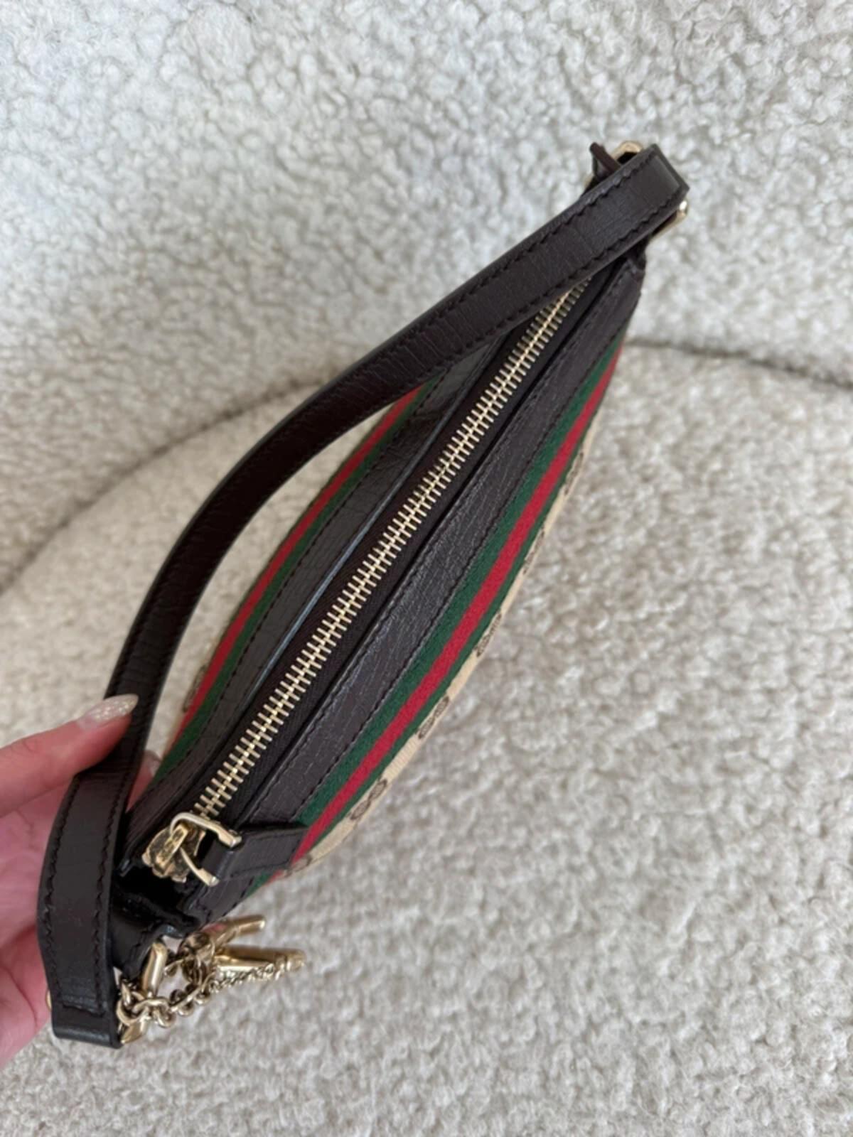 Gucci GG Canvas Sherry Line Mini Shoulder Bag