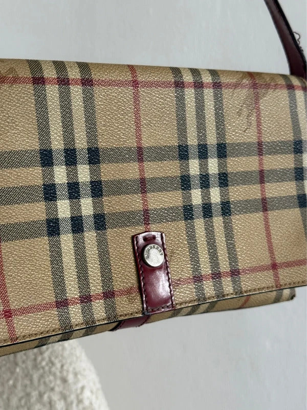 burberry nova check shoulder bag