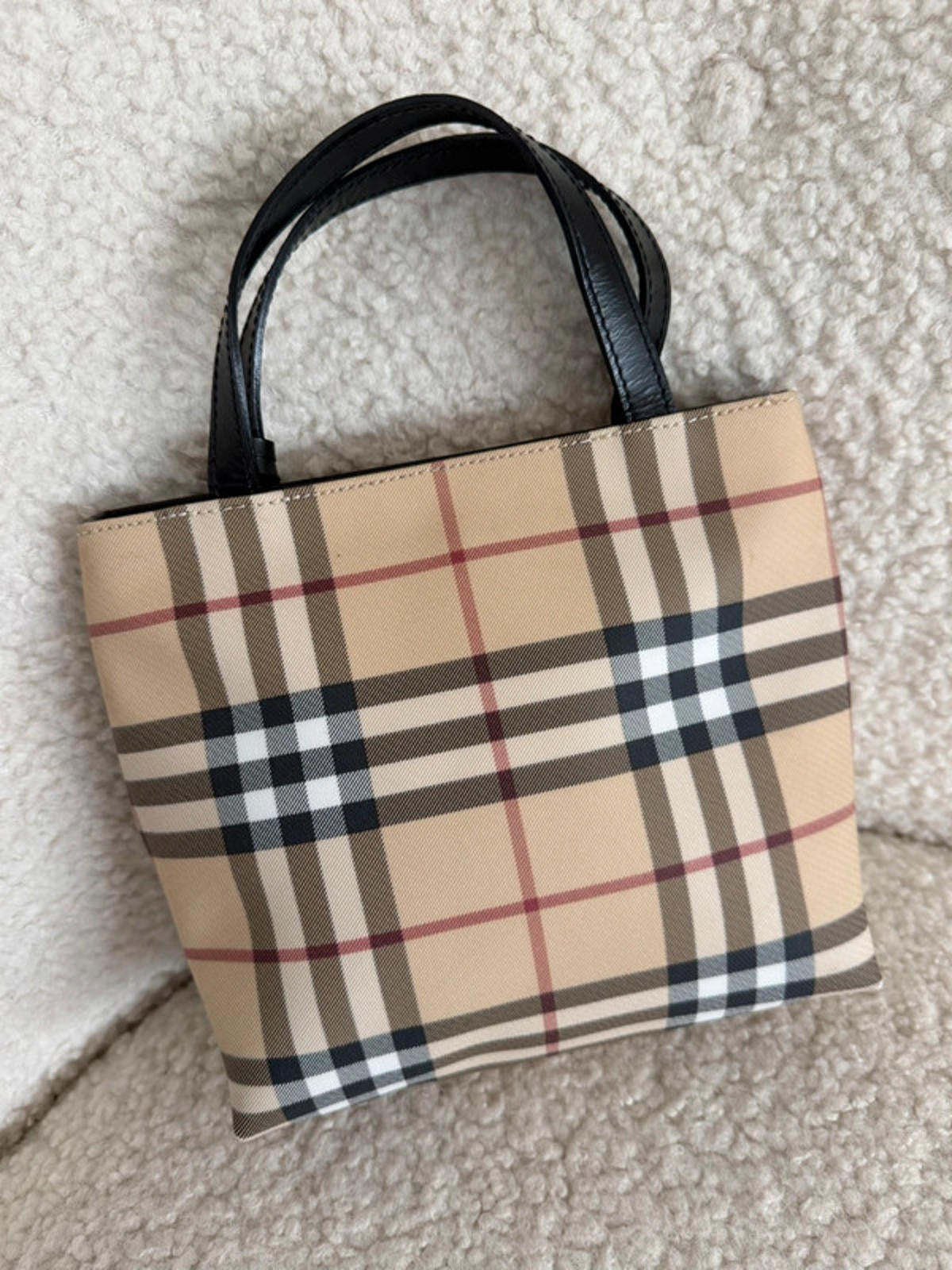 Burberry Nova Check Mini Tote