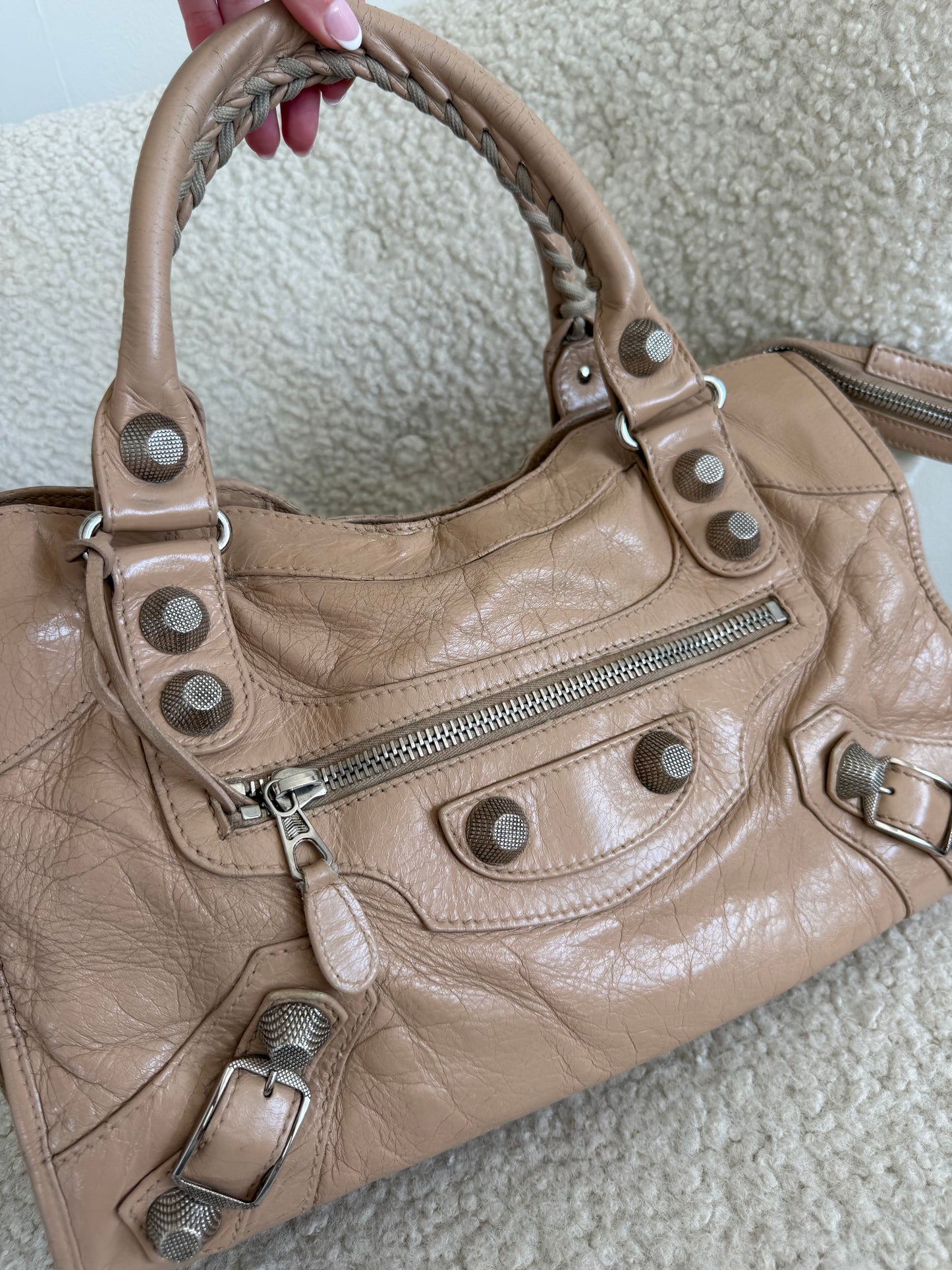 Balenciaga Le City Handbag – Beige