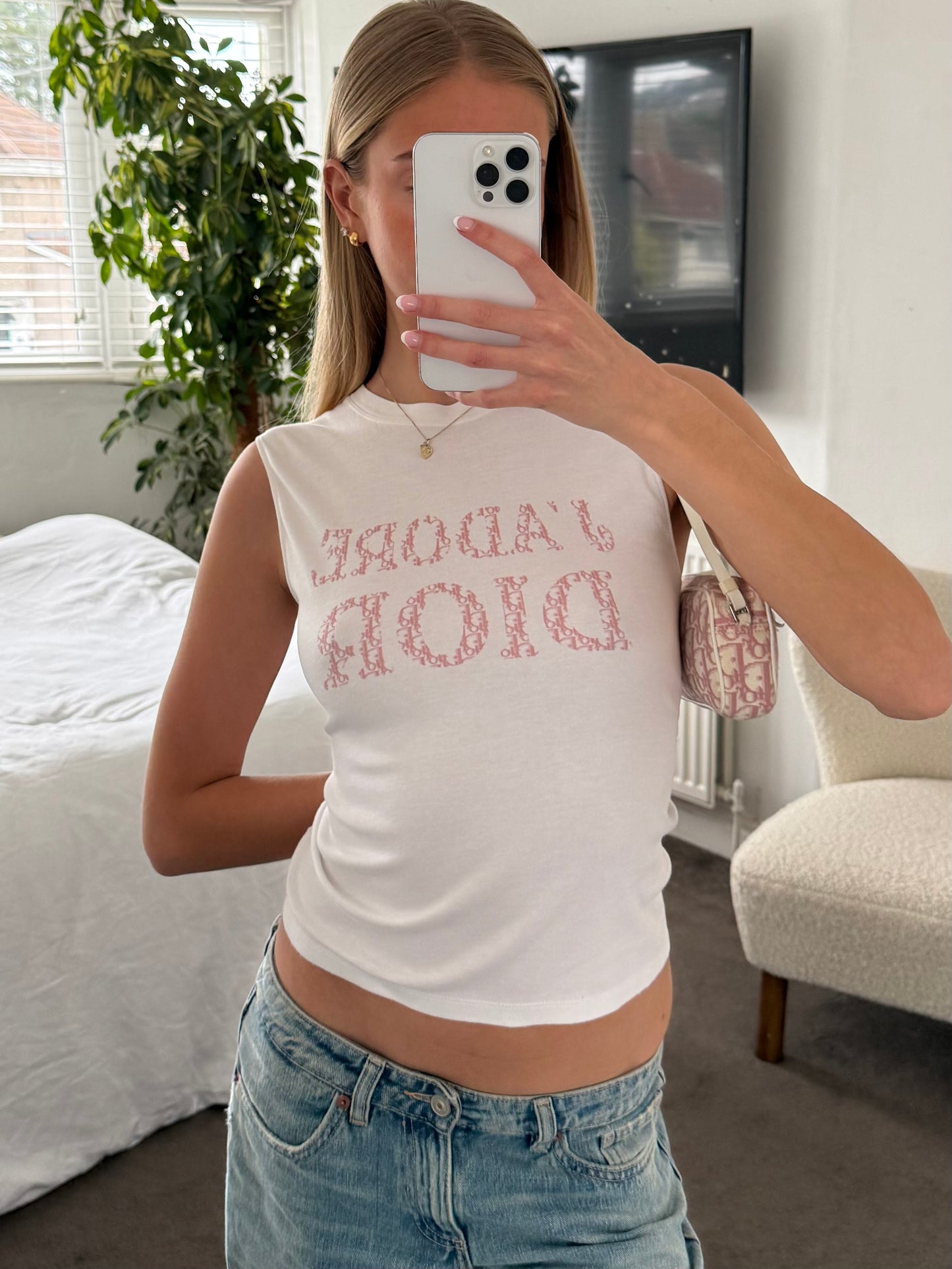 J'Adore Dior sleeveless tank top
