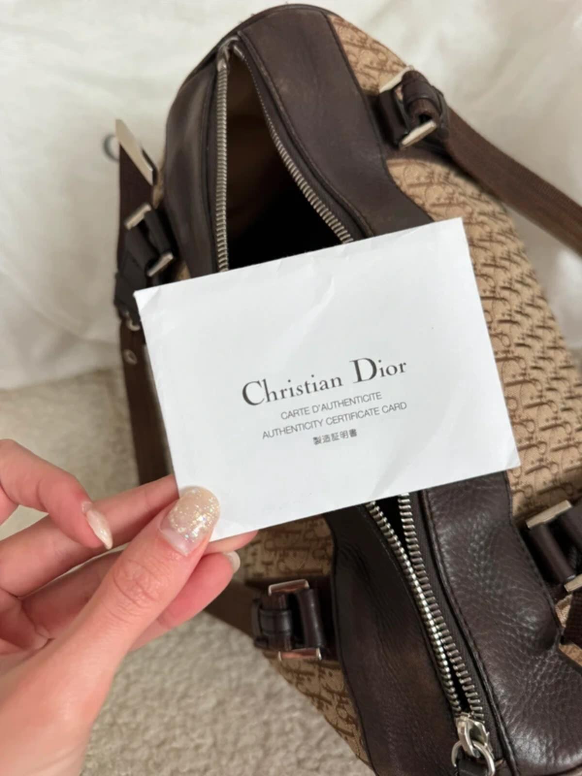 Dior Trotter Street Chic Boston Bag
