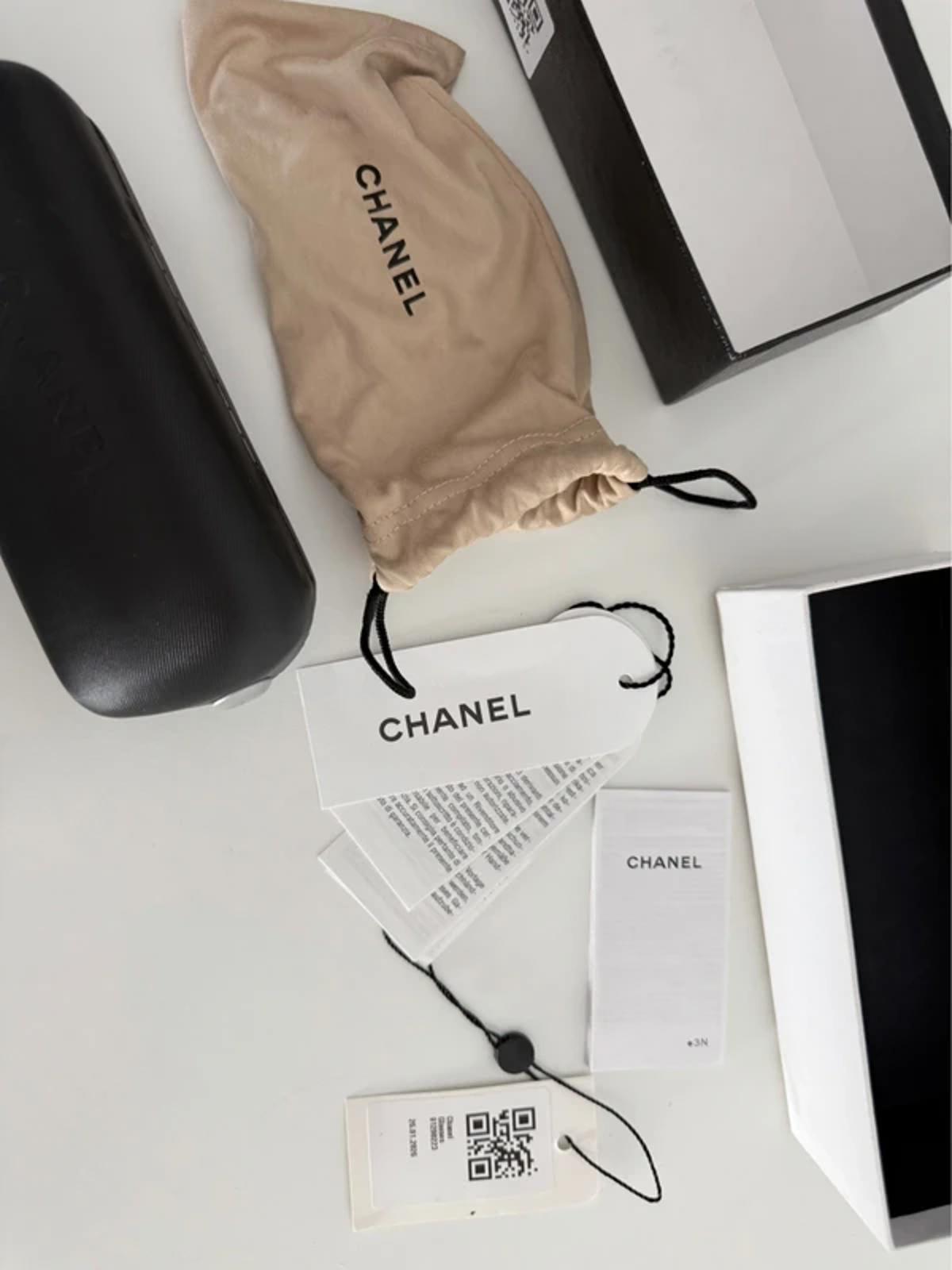 Chanel black sunglasses