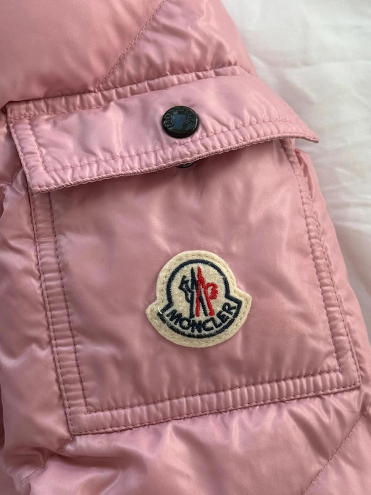Moncler Brouel Giubbotto pink down jacket