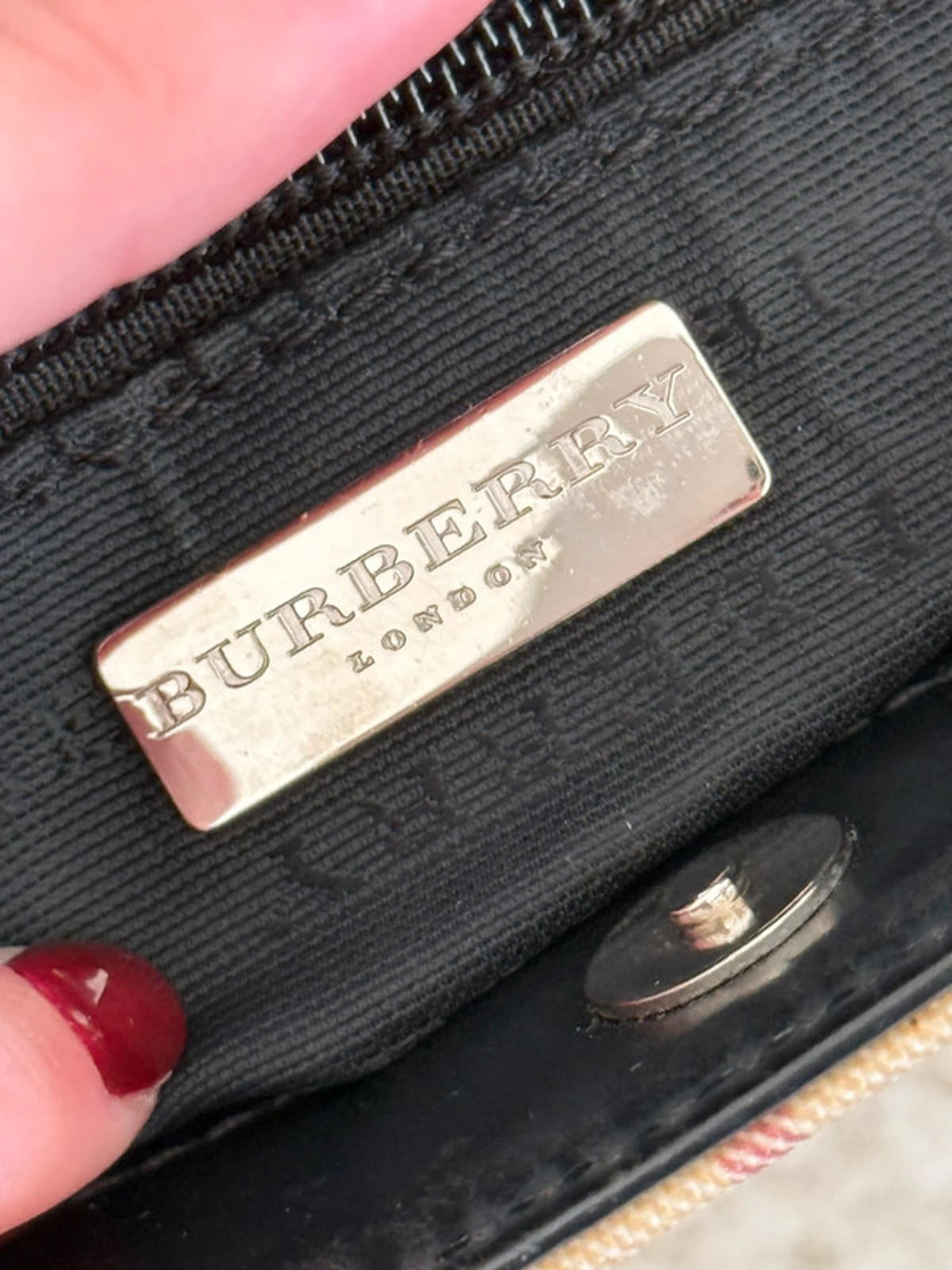 Burberry Nova Check Mini Tote