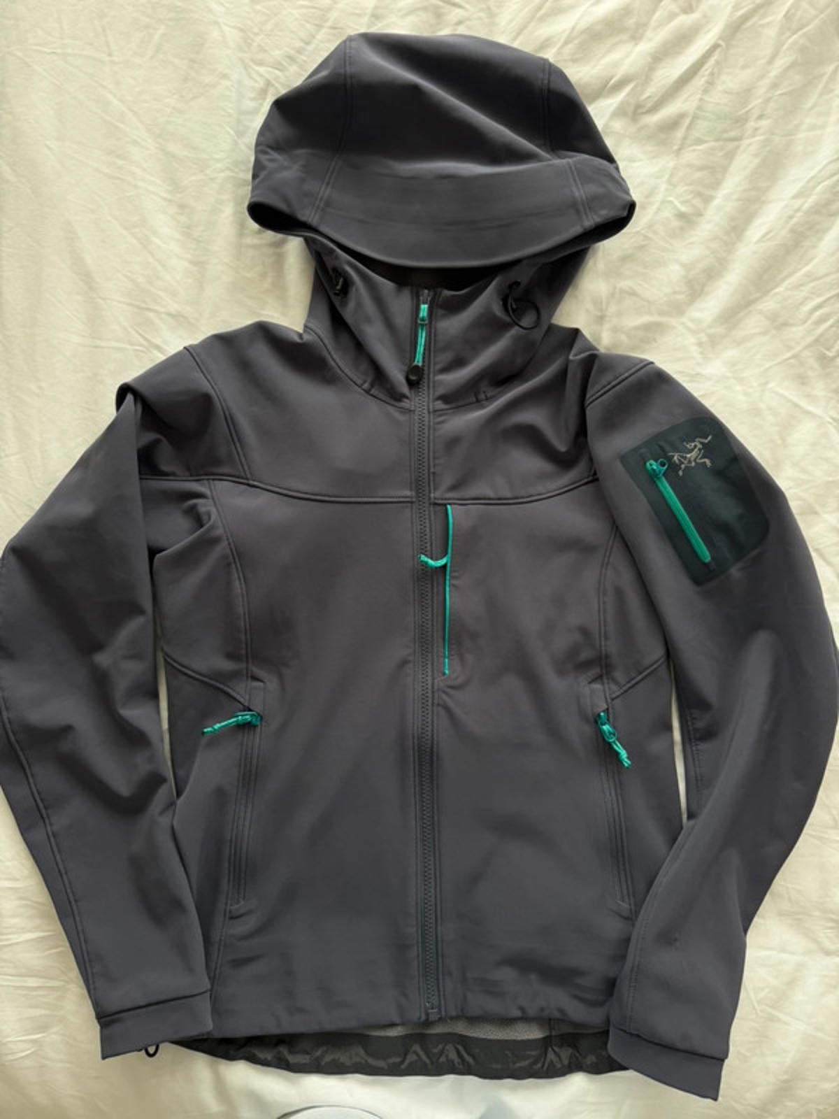 Arc’teryx softshell hooded jacket