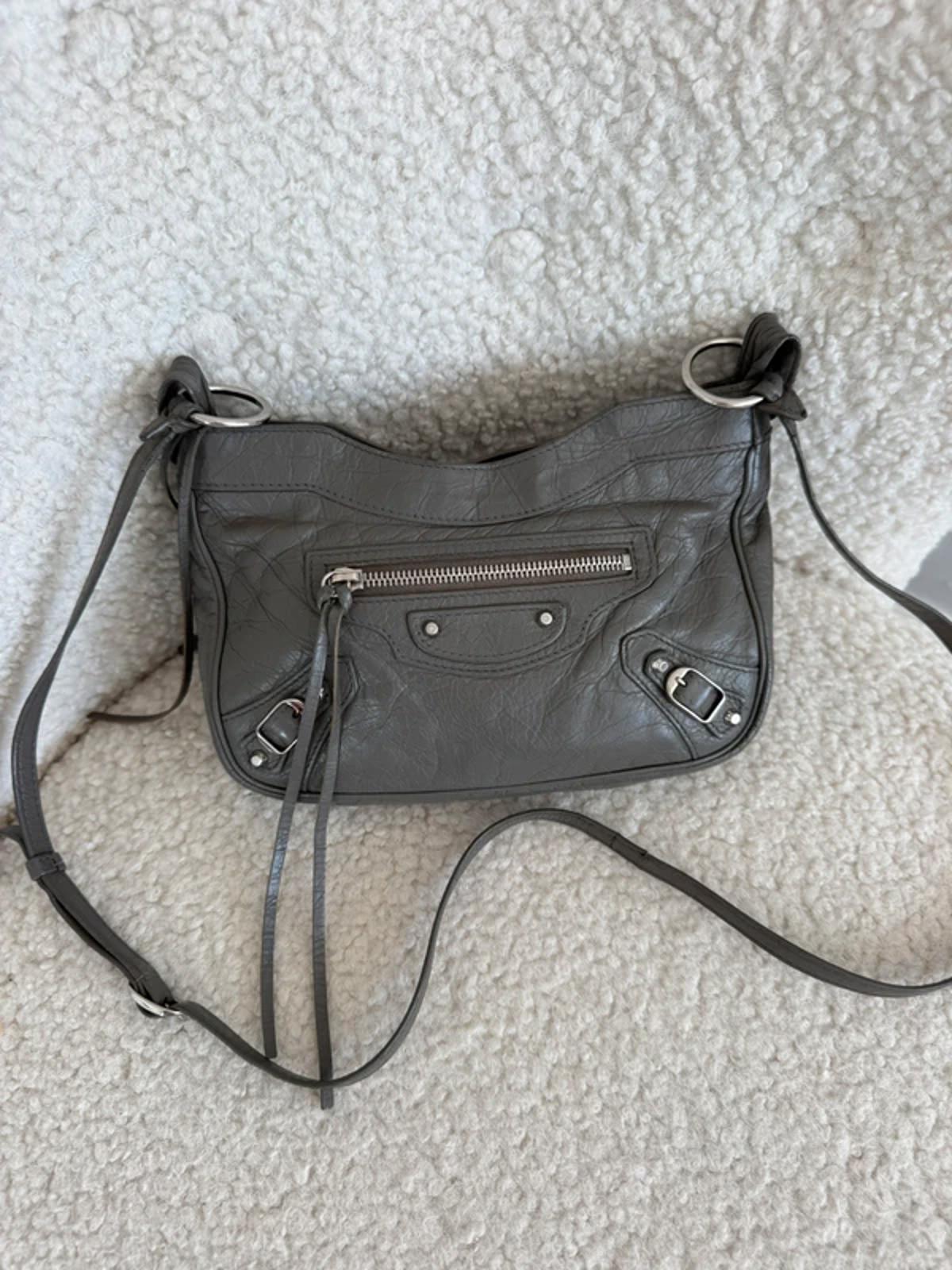 Balenciaga City Mini Crossbody Bag Grey