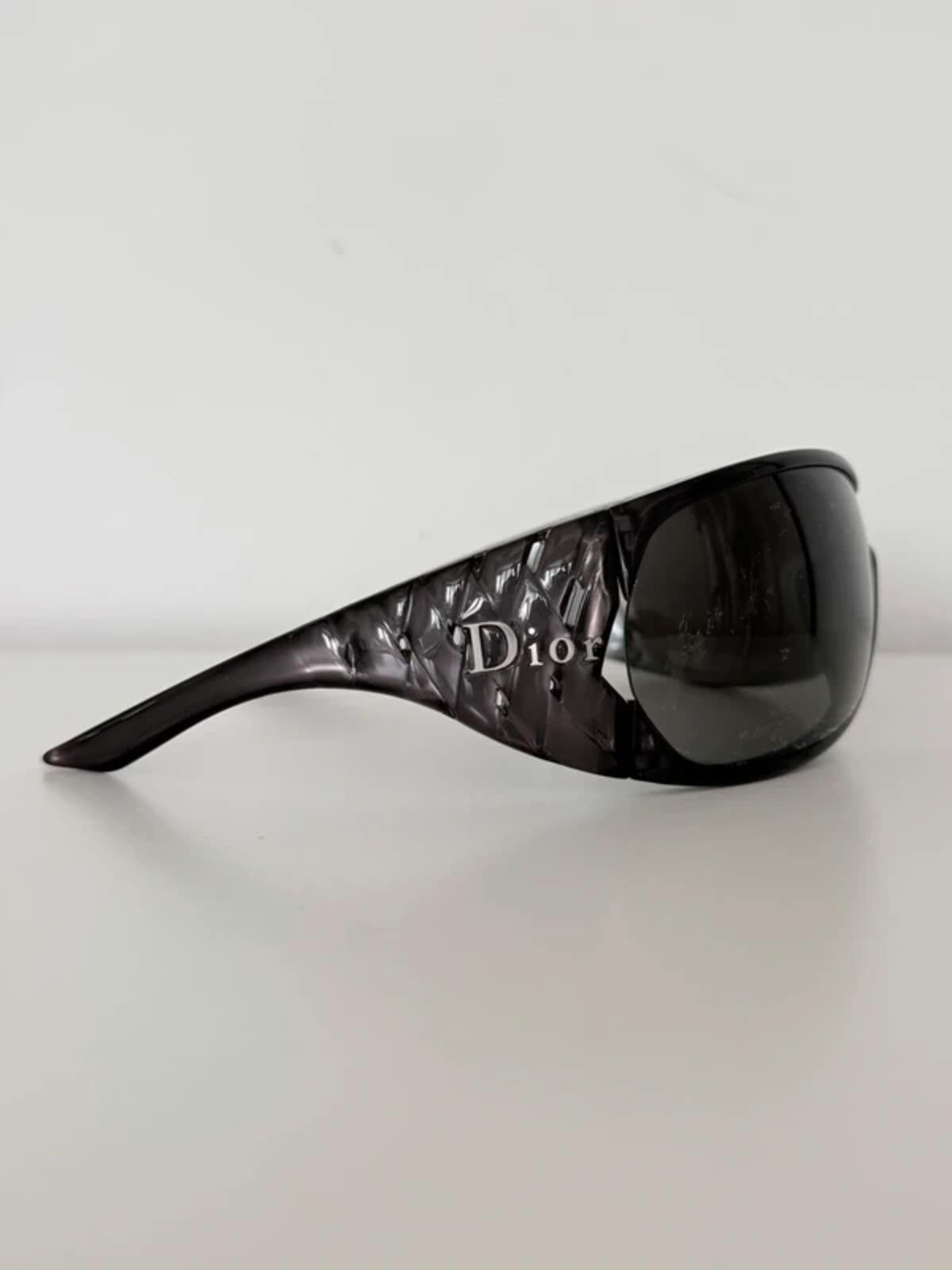 Dior Black Ribbon Shield Sunglasses