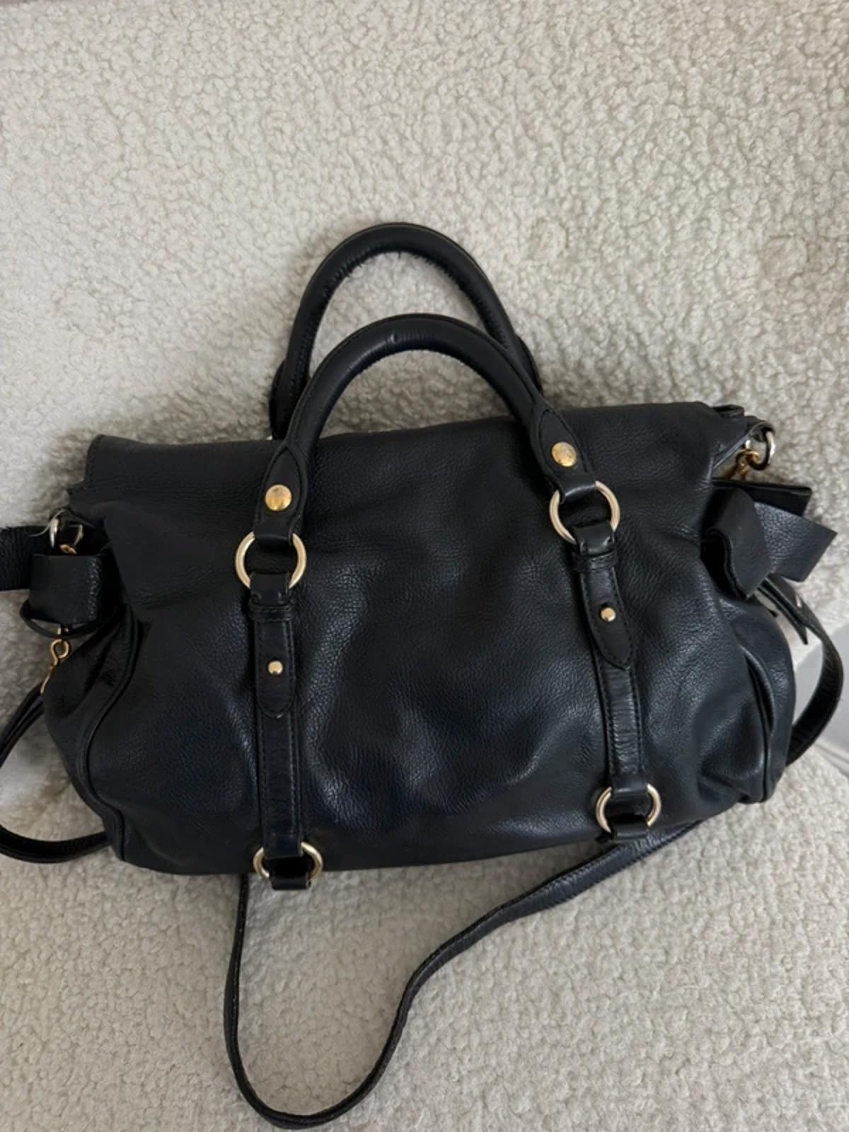 Miu Miu Vitello Lux Bow bag