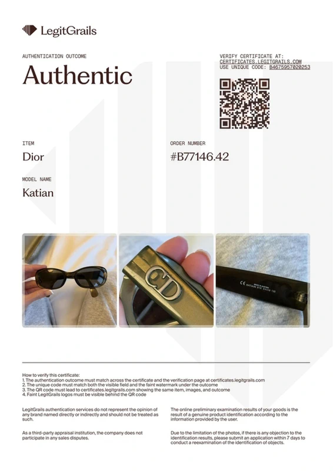 Christian Dior sunglasses