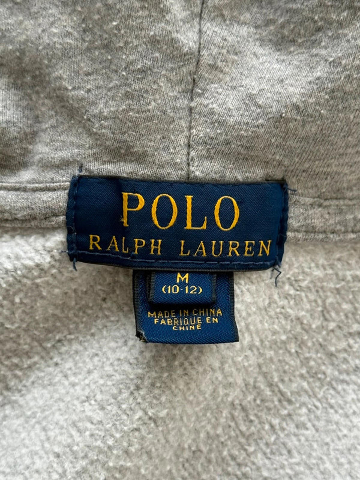 Ralph Lauren Grey Zip Hoodie