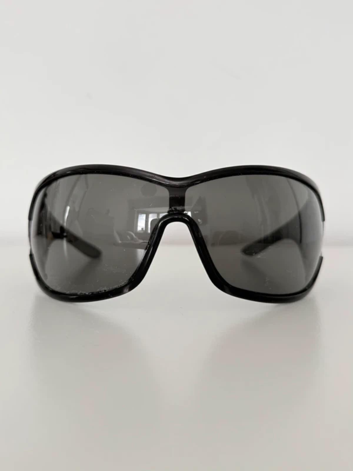 Dior Black Ribbon Shield Sunglasses