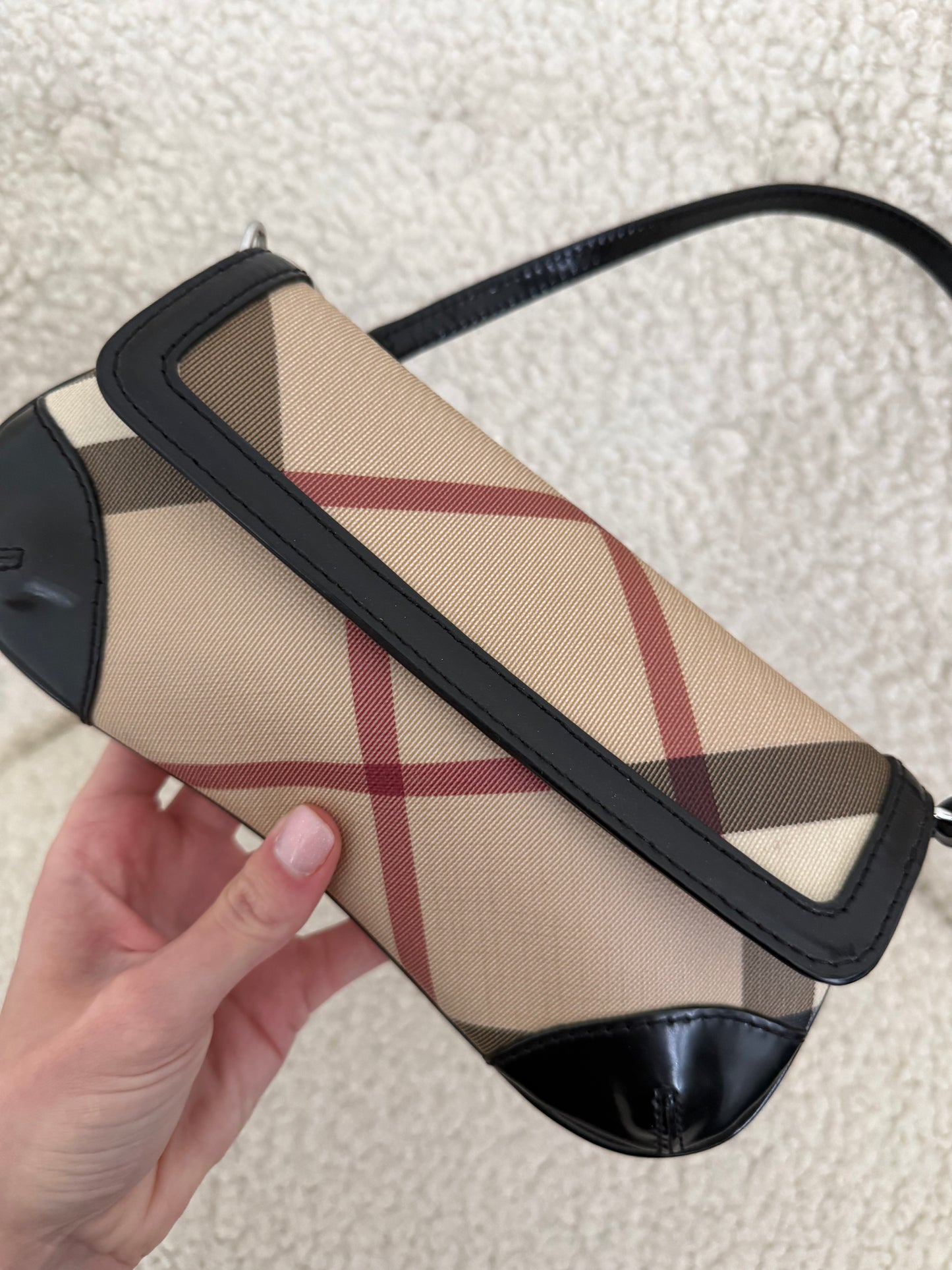 Burberry mini vintage check shoulder bag
