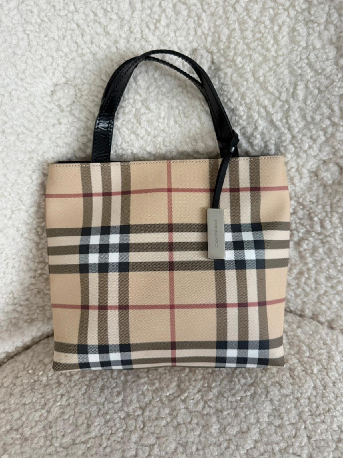 Burberry Nova Check Mini Tote