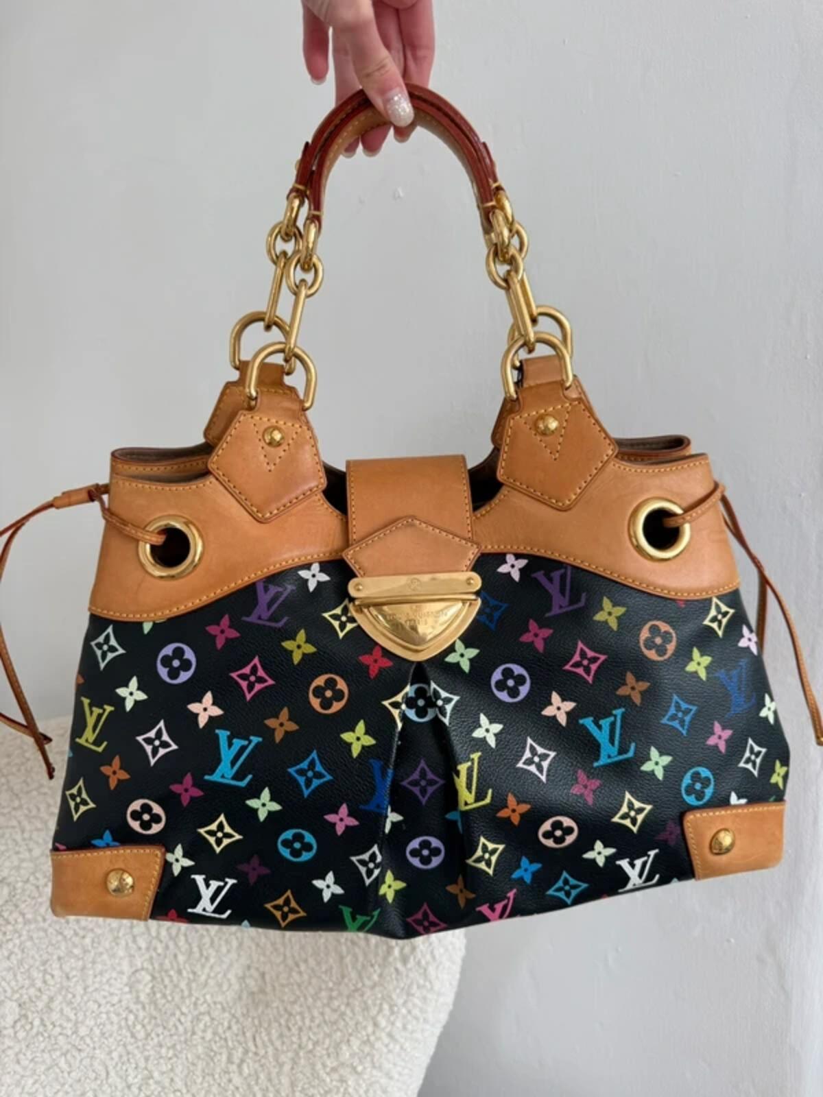 Louis Vuitton Monogram Multicolor Ursula Bag Black