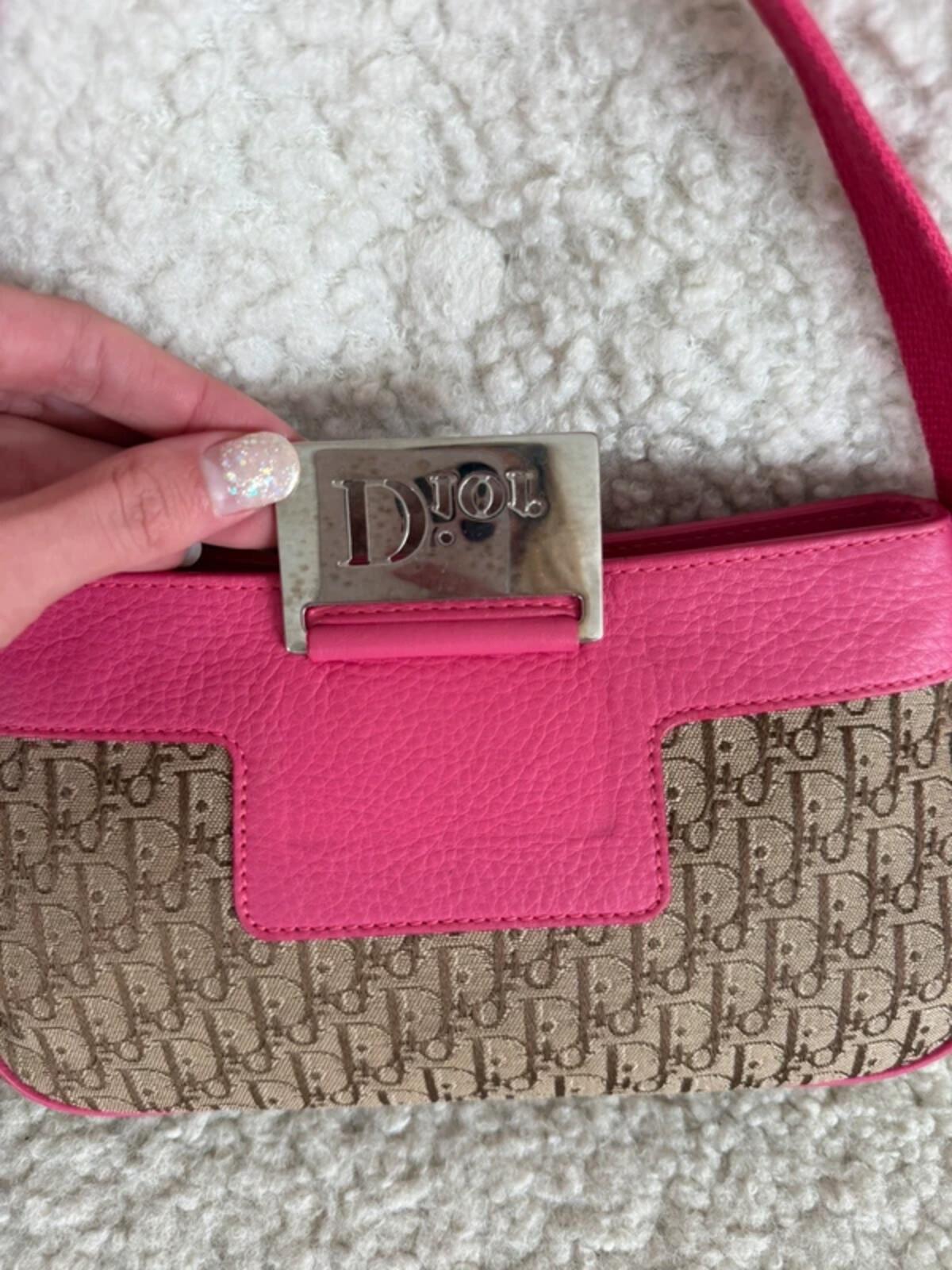 Christian Dior Oblique Pink Pochette