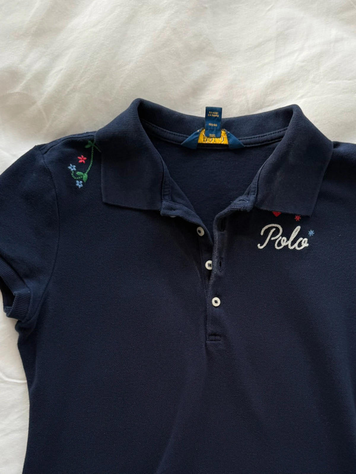 Ralph Lauren navy polo top