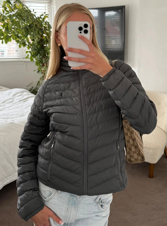 Ralph Lauren Polo Puffer Jacket Dark Grey