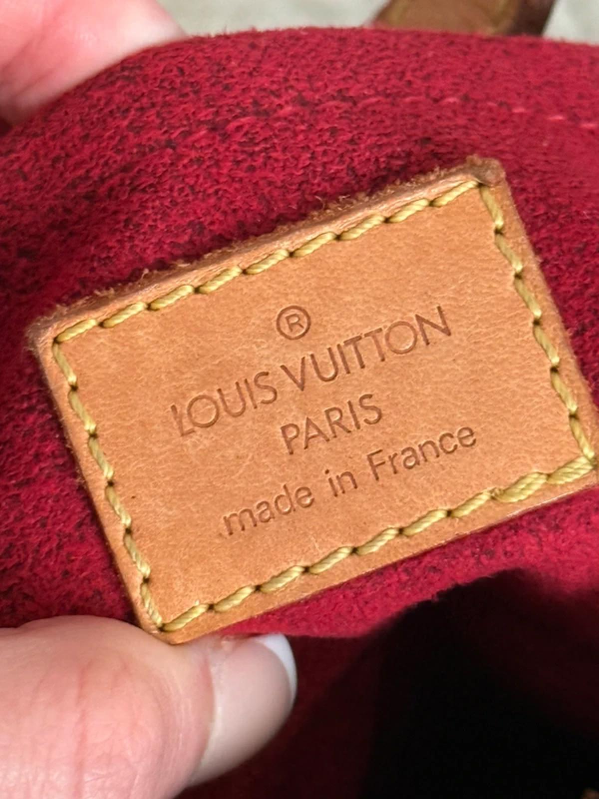 Louis Vuitton monogram croissant mini shoulder bag.
