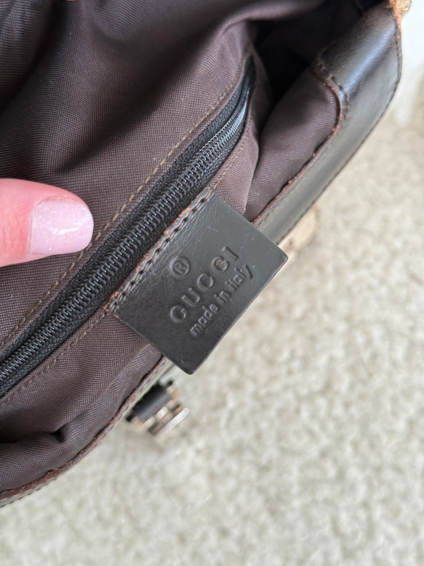 Gucci Jackie GG Canvas Shoulder Bag