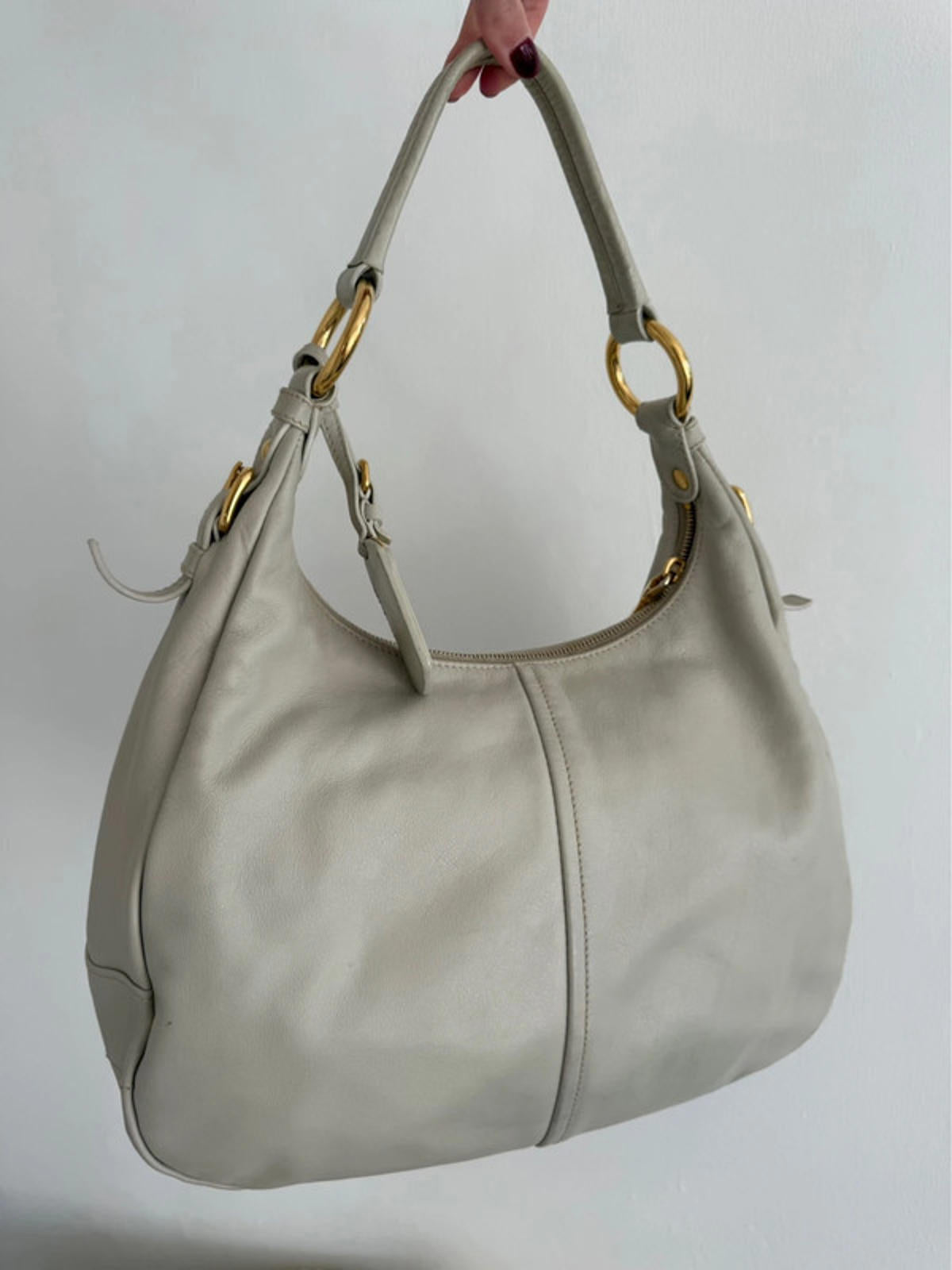 Prada Vitello Daino Hobo Bag