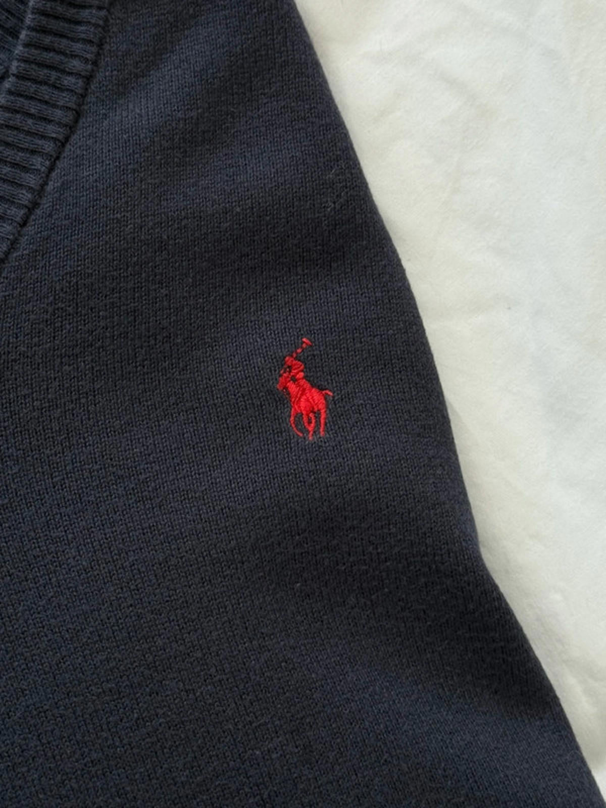 Polo Ralph Lauren navy v-neck jumper