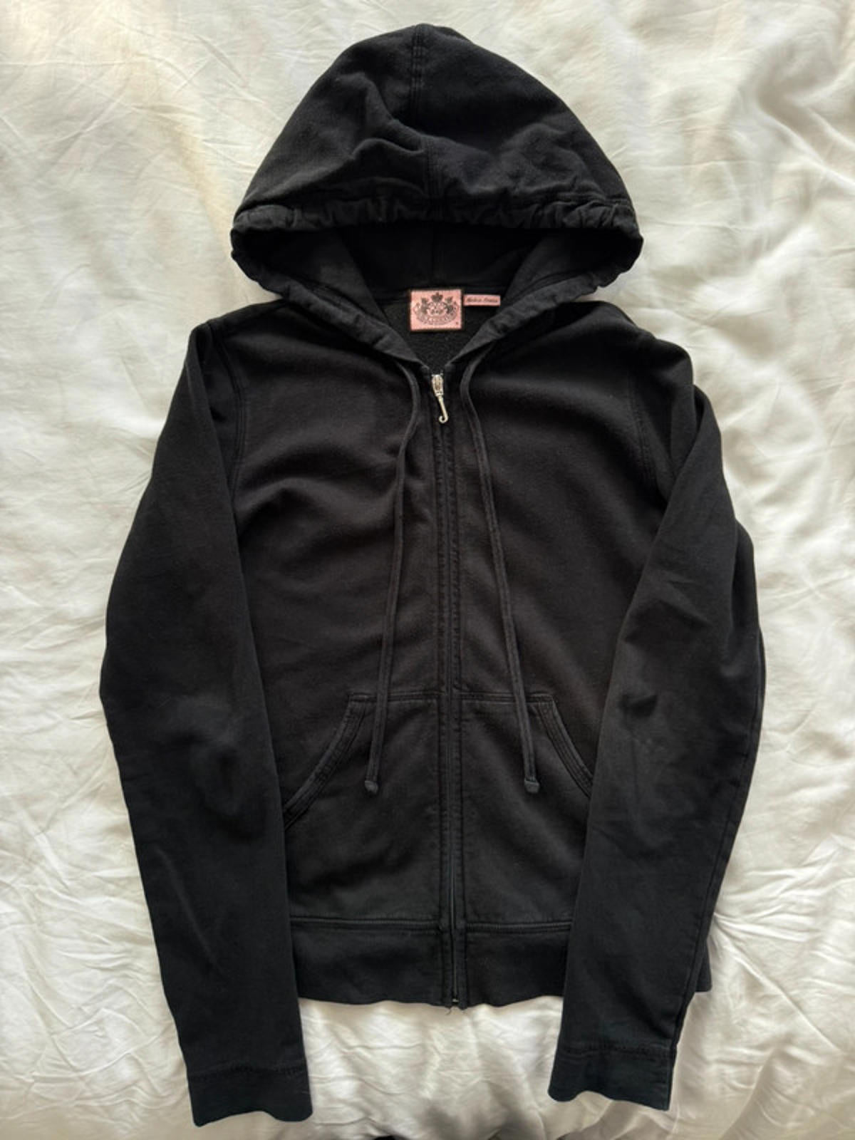 Juicy Couture black embellished tracksuit set