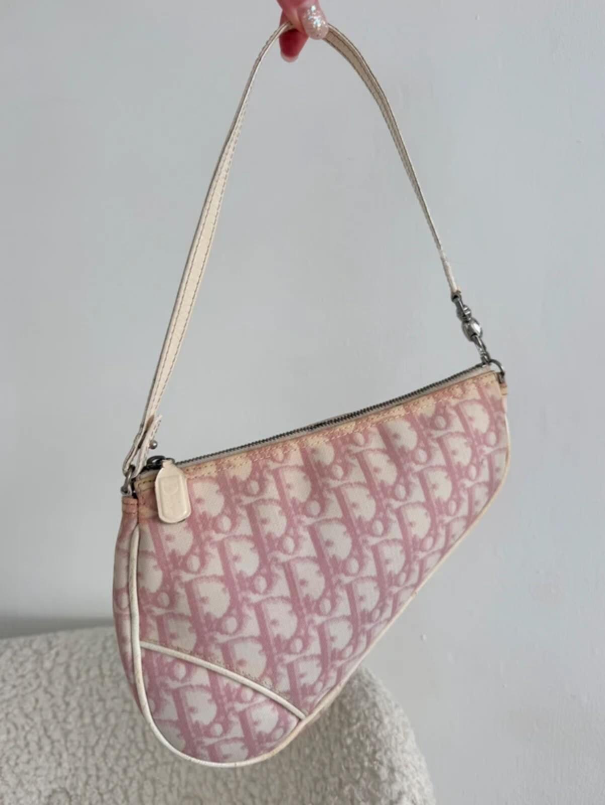 Christian Dior Pink Monogram Pochette