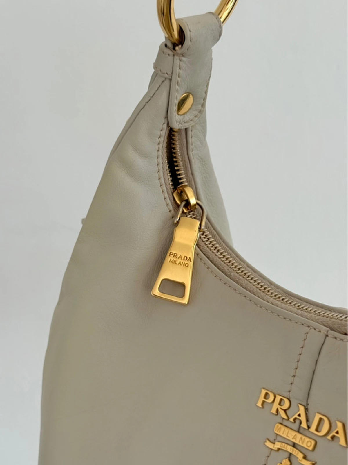 Prada Vitello Daino Hobo Bag