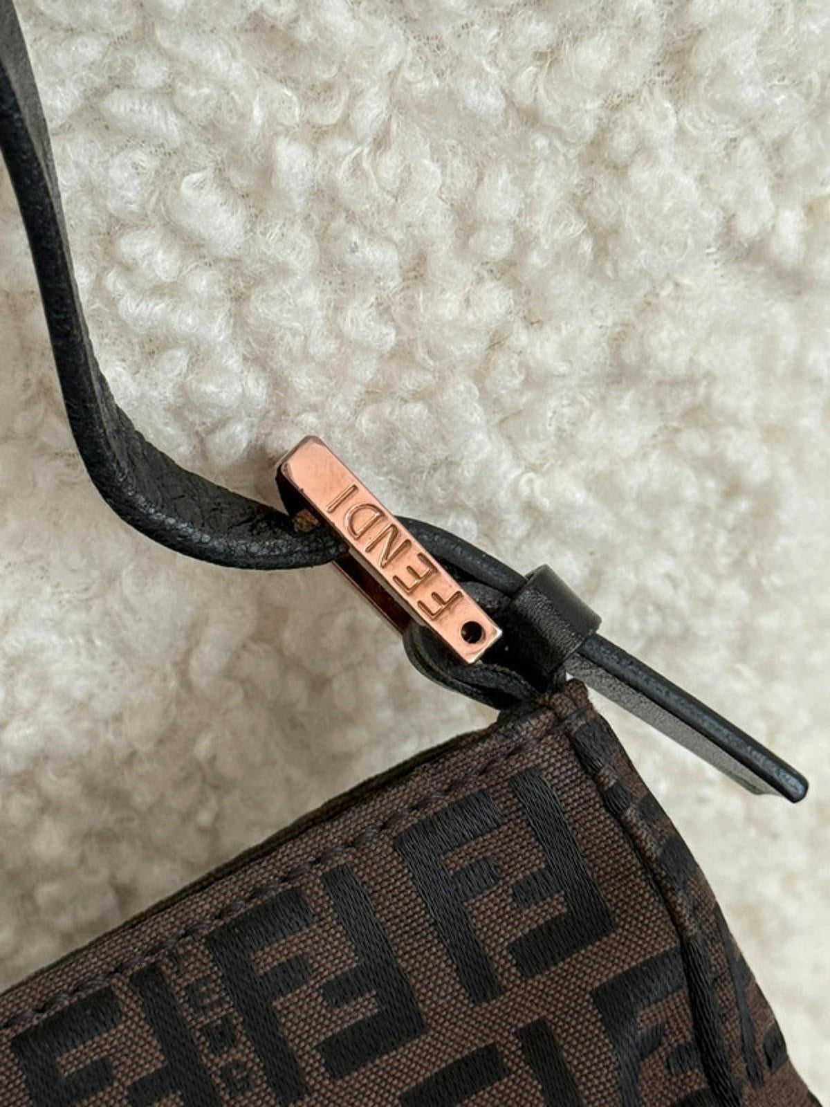 Fendi Zucca monogram shoulder bag