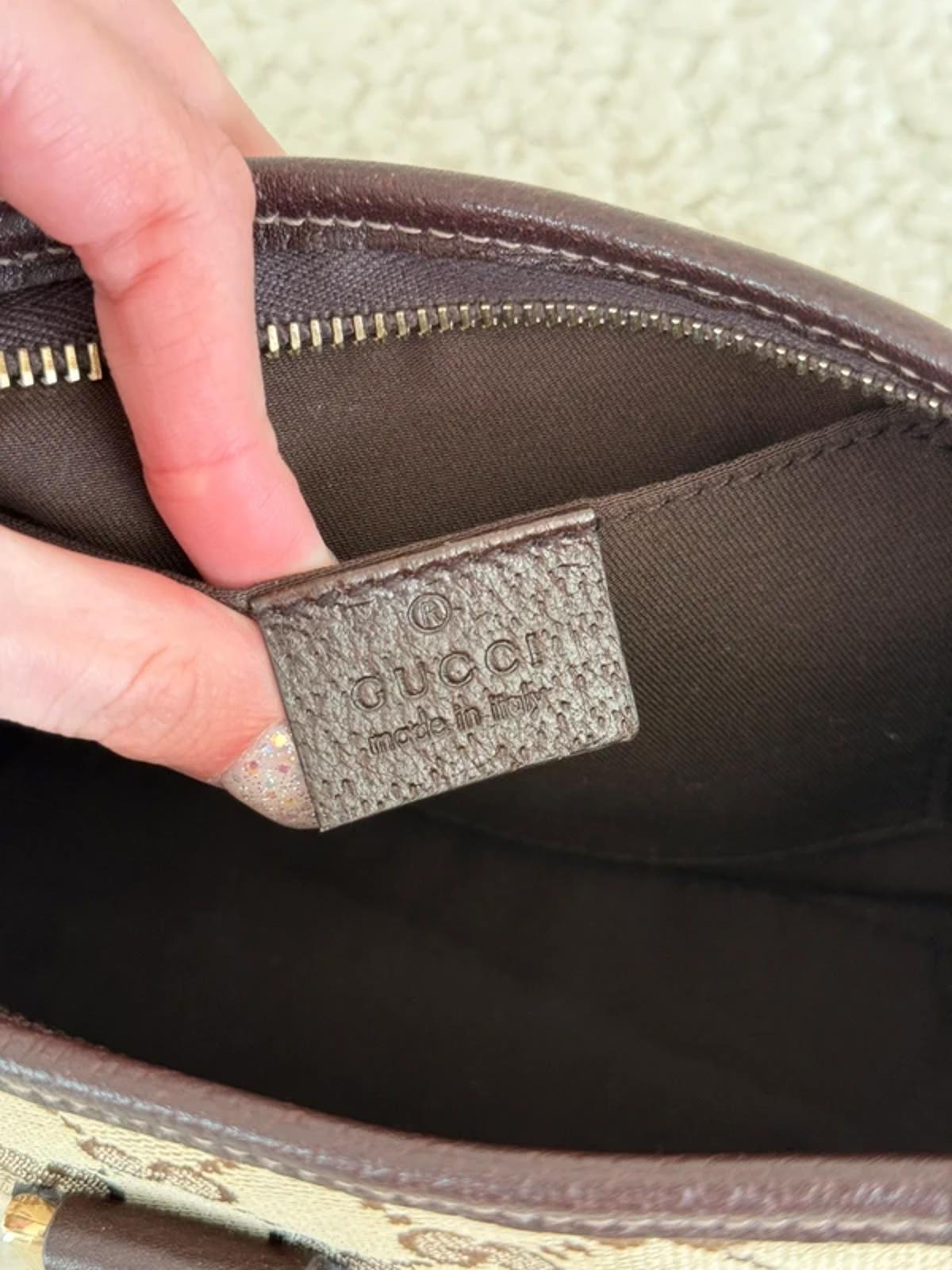 Gucci Abbey D-Ring Small Shoulder Bag GG Canvas