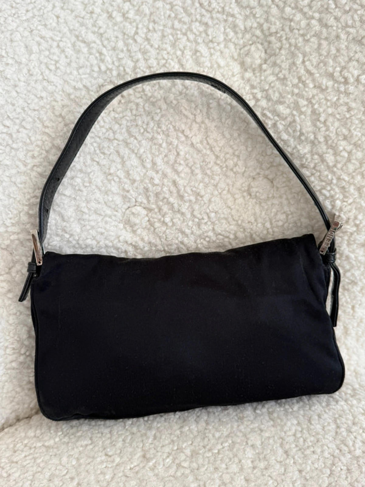Fendi Baguette Black Shoulder Bag