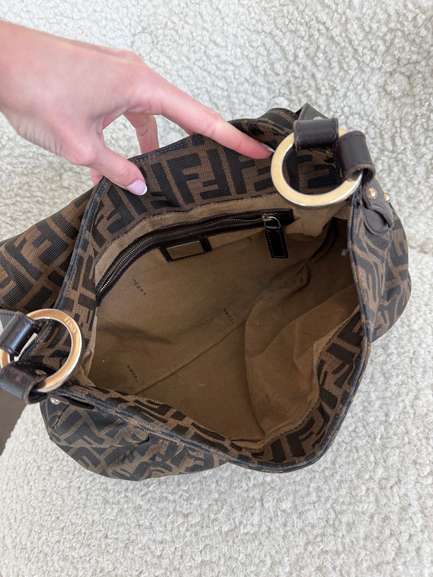 Fendi Zucca Chef Hobo – Medium