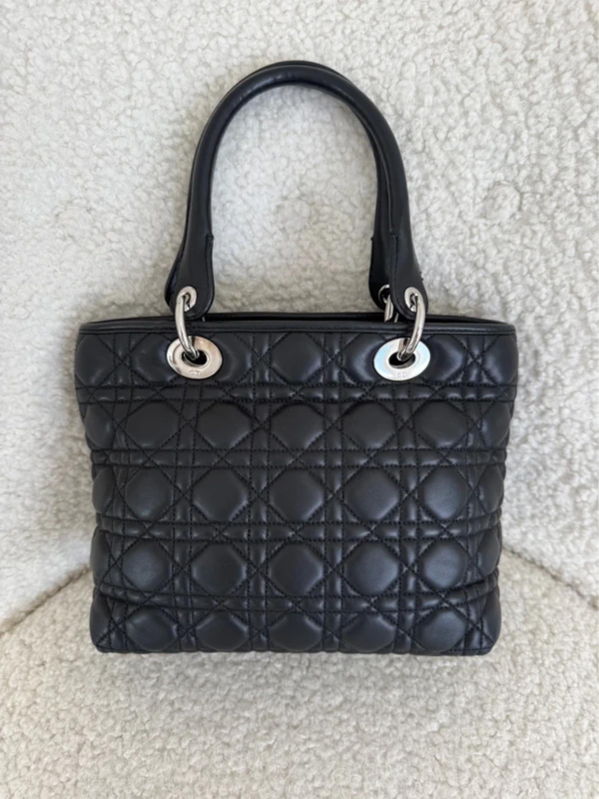 Christian Dior Lady Dior Medium Bag Black Cannage