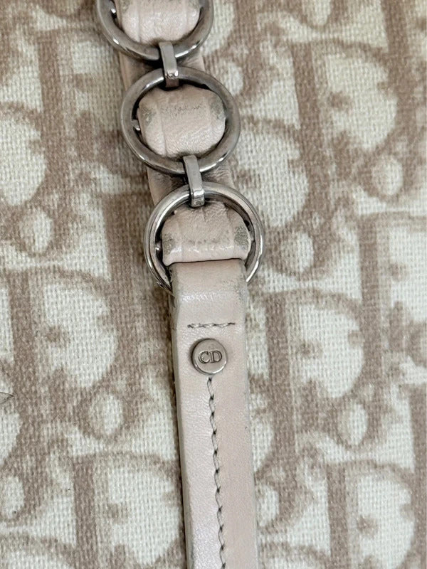dior trotter romantic shoulder bag beige