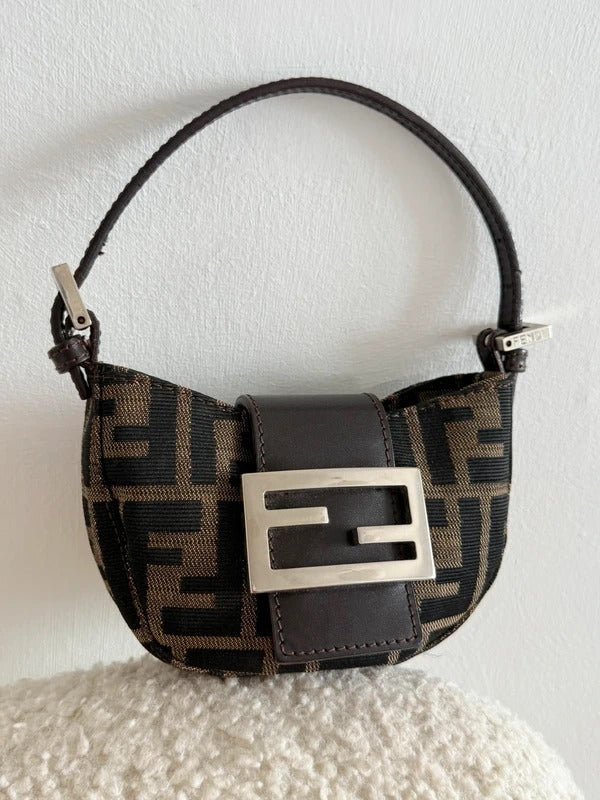 Fendi Zucca Mini Croissant Bag