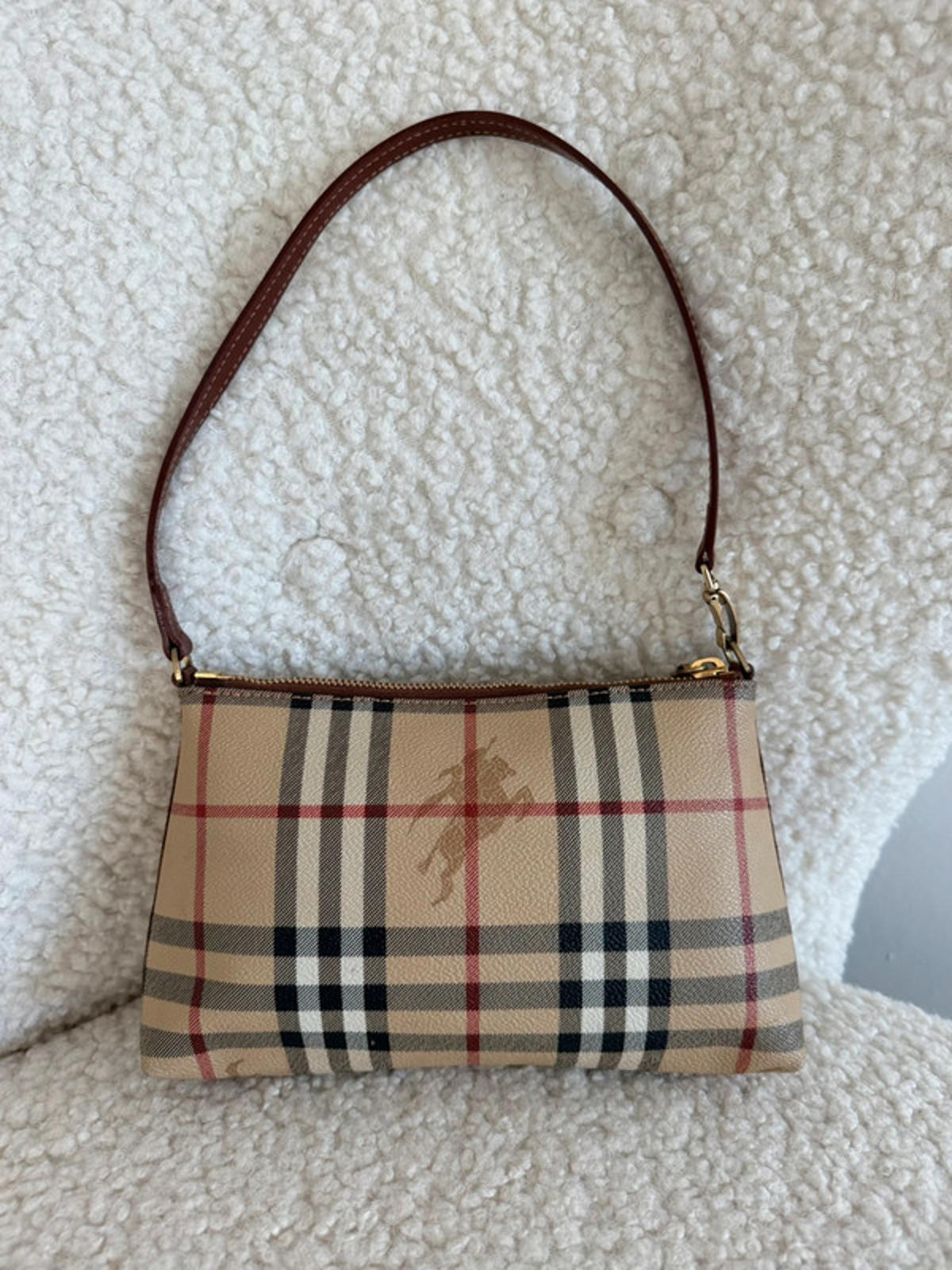 Burberry London Check small shoulder bag