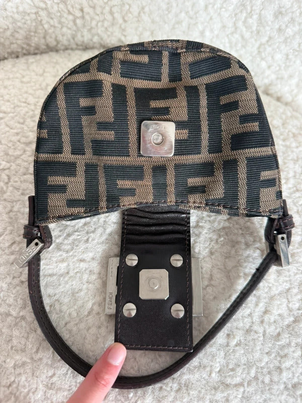 Fendi Zucca Mini Croissant Bag