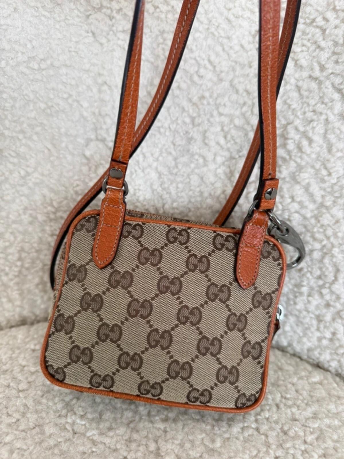 Gucci GG Canvas Mini Crossbody Bag