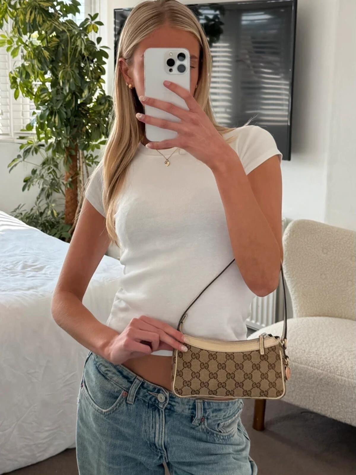 Gucci GG Canvas Mini Shoulder Bag