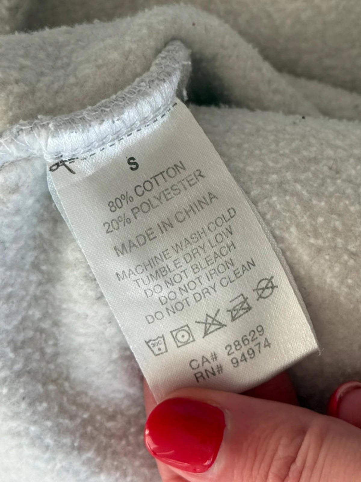 Stüssy grey crewneck sweatshirt