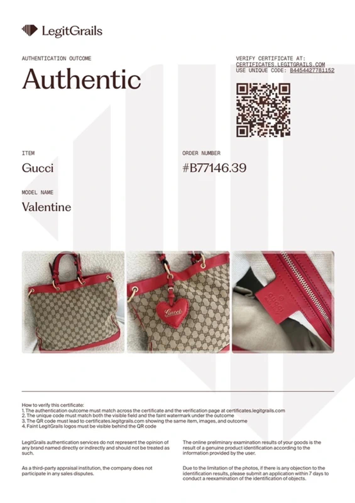 Gucci GG canvas Valentine top handle bag
