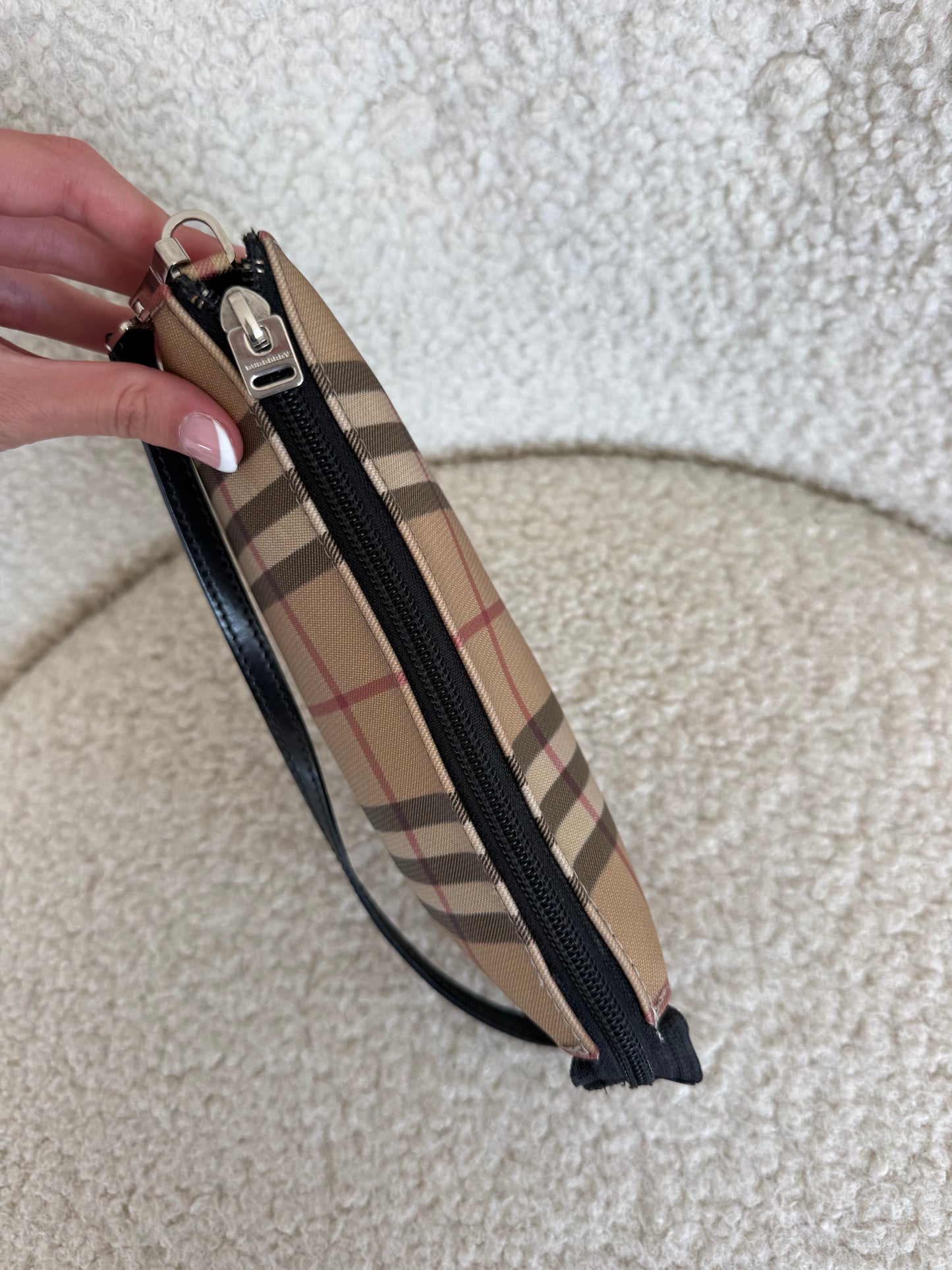 Vintage Burberry Nova Check Pochette