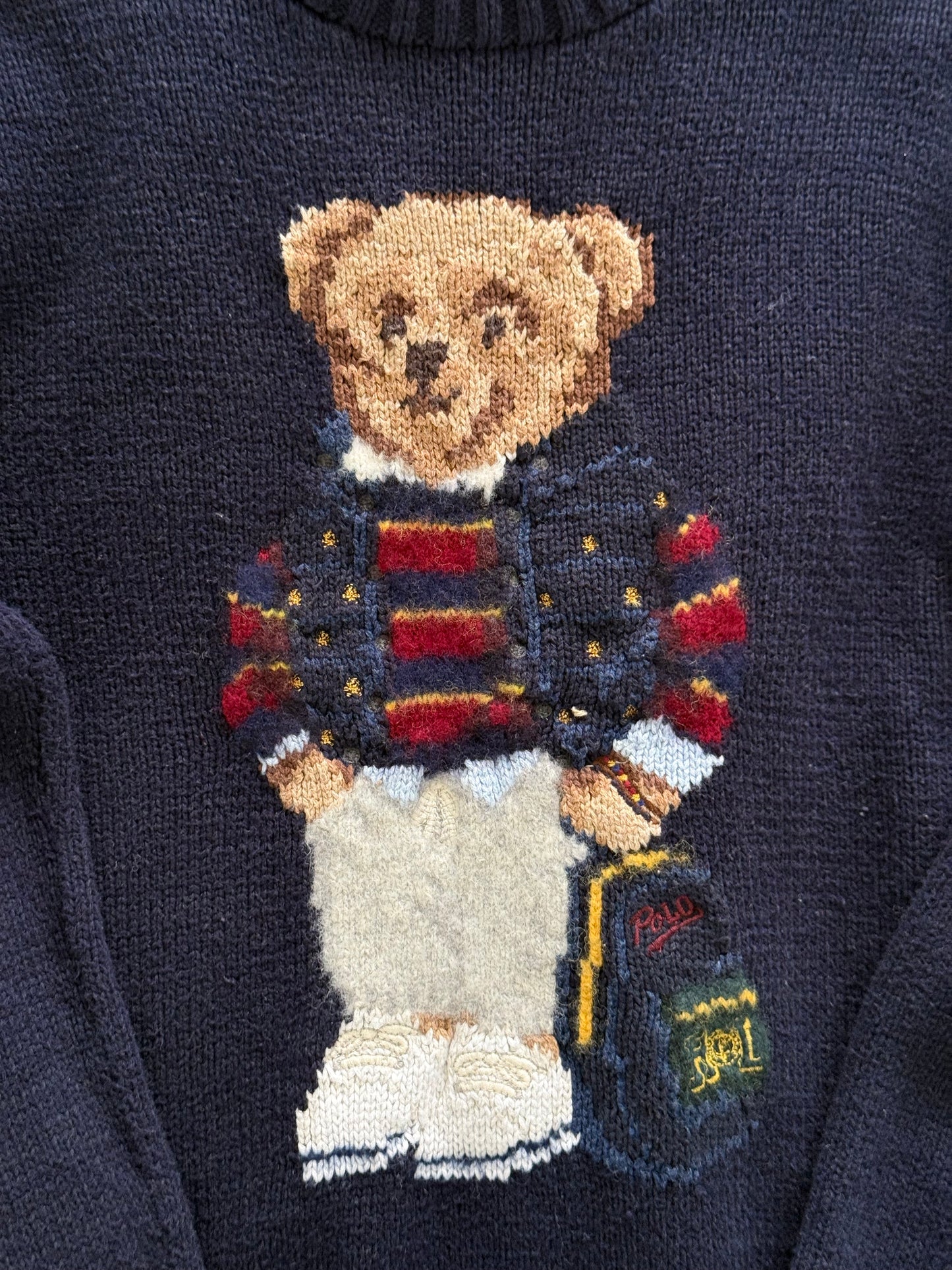 Ralph Lauren teddy bear knit