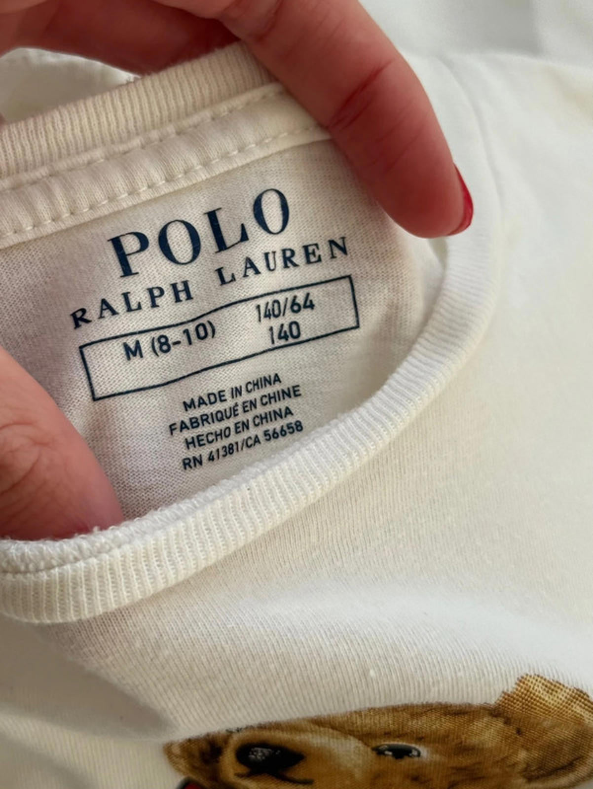 Polo Bear by Ralph Lauren long-sleeve tee